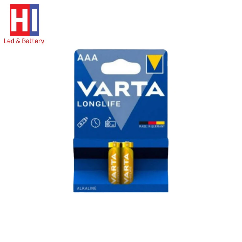 باتری وارتا مدل long life power نیم قلم بسته دو عددی