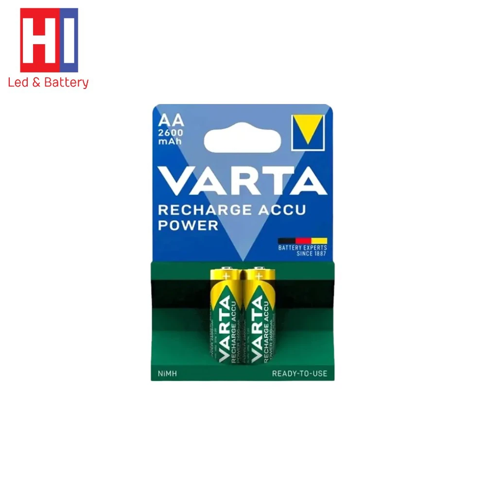 باتری قلمی وارتا قابل شارژ بسته دو عددی