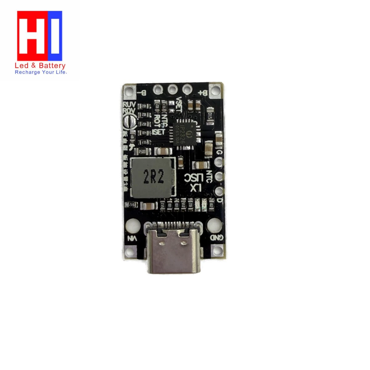 ماژول شارژر باتری لیتیوم یون 2 سل و 3 سل IP2326 با ورودی USB Type-C