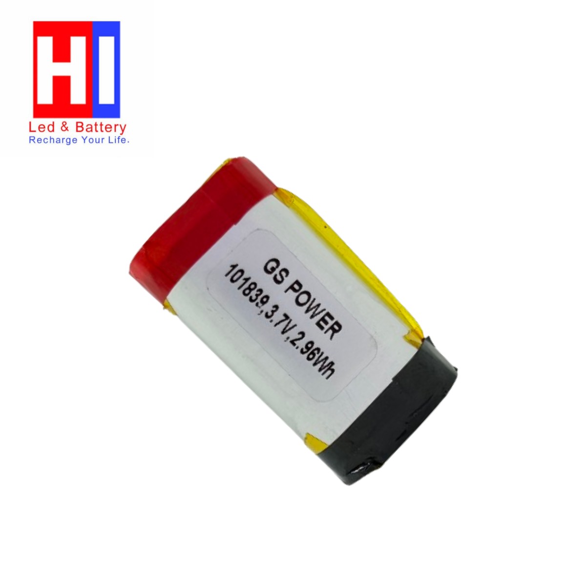 باتری لیتیوم پلیمر ویپ GS POWER ولتاژ 3.7 -2.96Wh