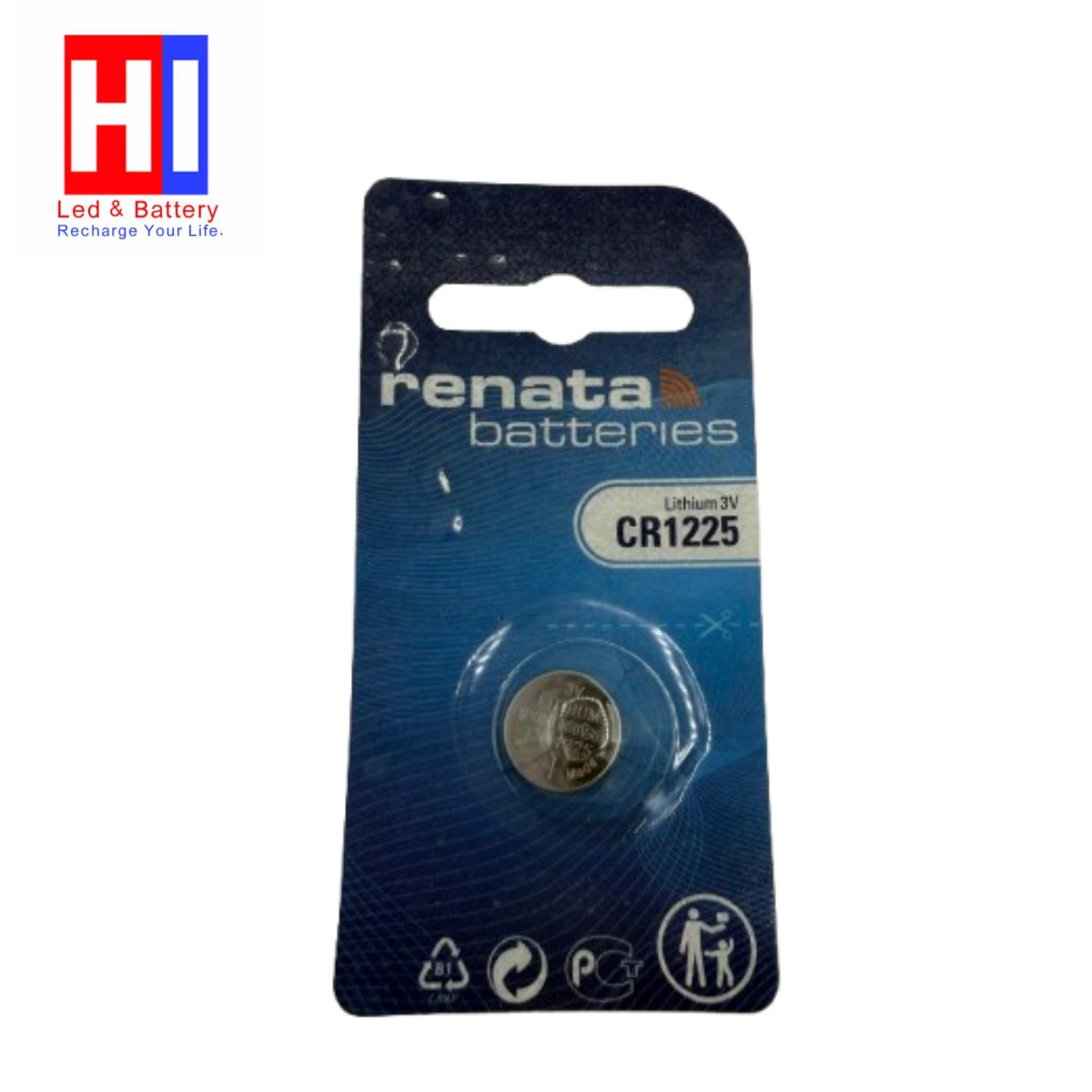 باتری لیتیوم سکه ای مدل renata CR1225